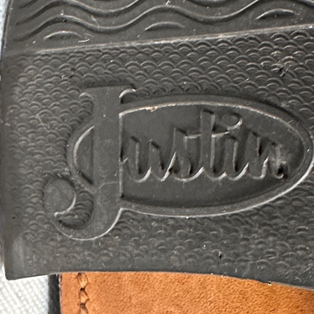 Justin Roper Turquoise Blue Cowboy Boots – Size 5.5 - Picture 2 of 15